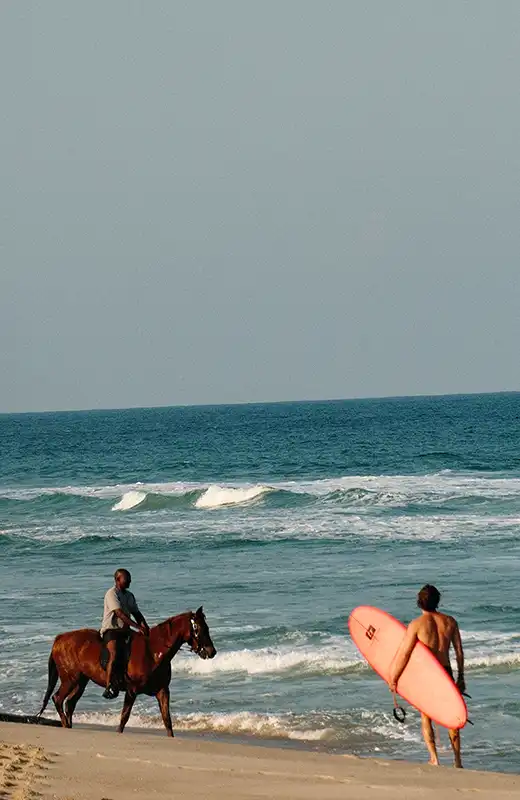 Remote Dune Beach Hostel founders camp opening special in Calanga Mozambique