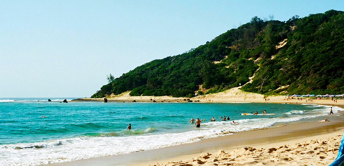 The pristine beach at Ponta do Ouro, Mozambique — the perfect coastal contrast to the wildlife-rich bush of Kruger National Park.