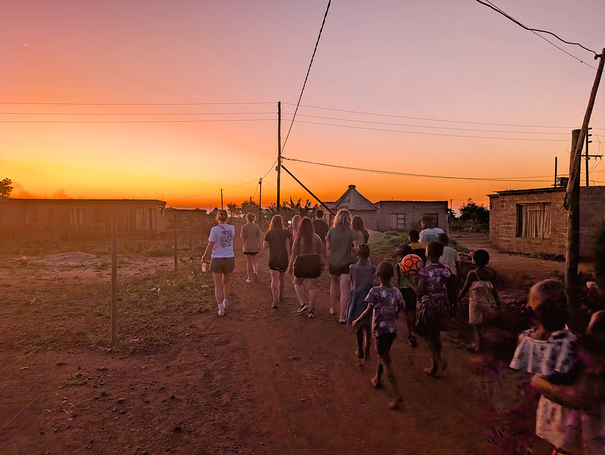 Dinner at Ennies in Naas Township
