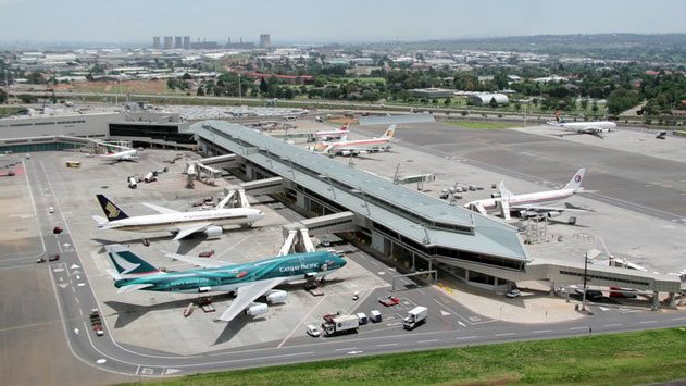 OR Tambo International Airport in Johannesburg