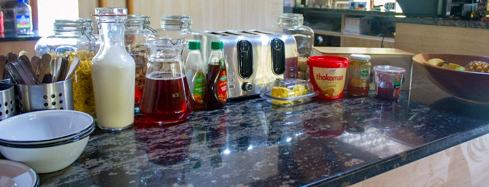 Breakfast at Kruger Park Hostel