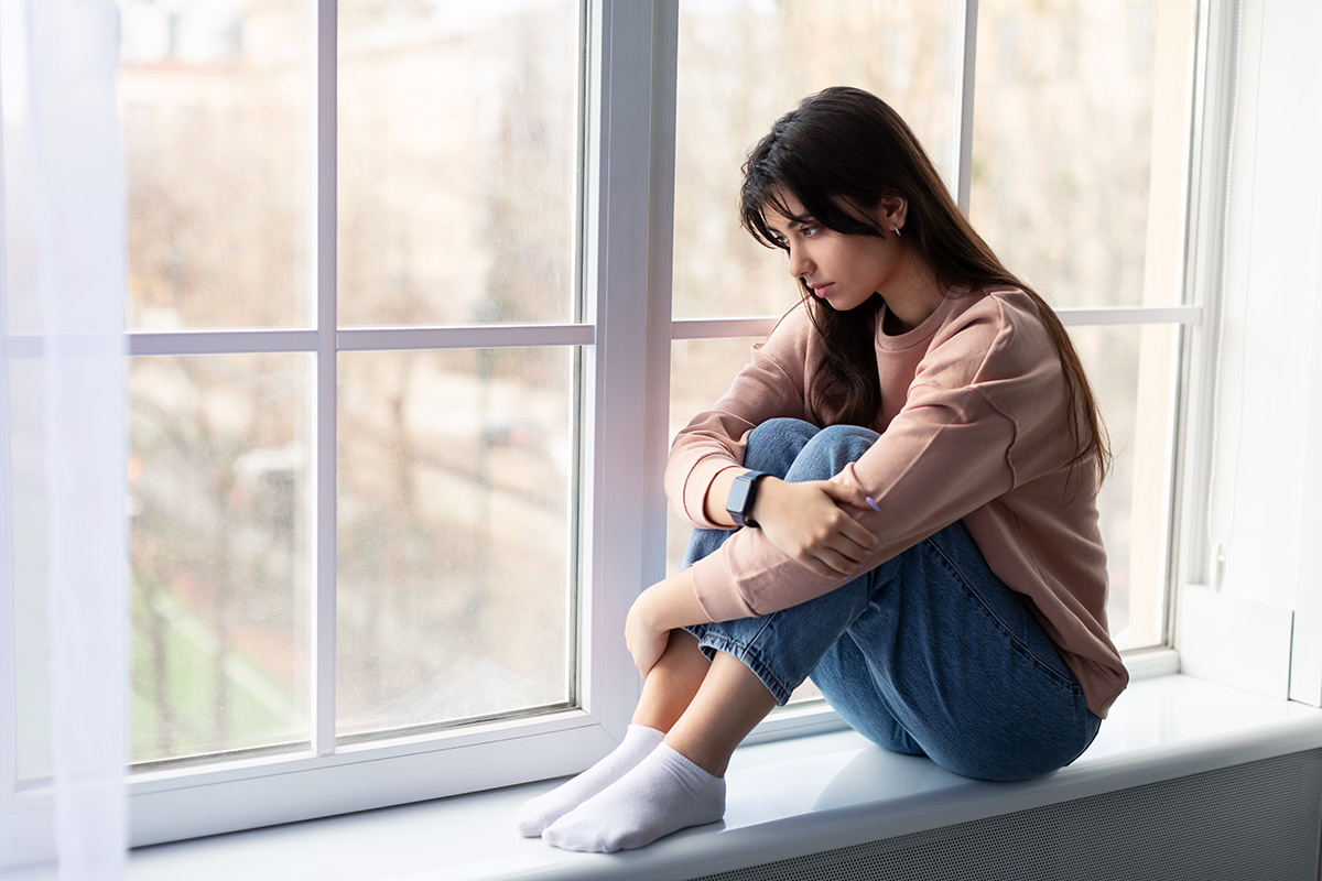 Recently Single Woman - Sad