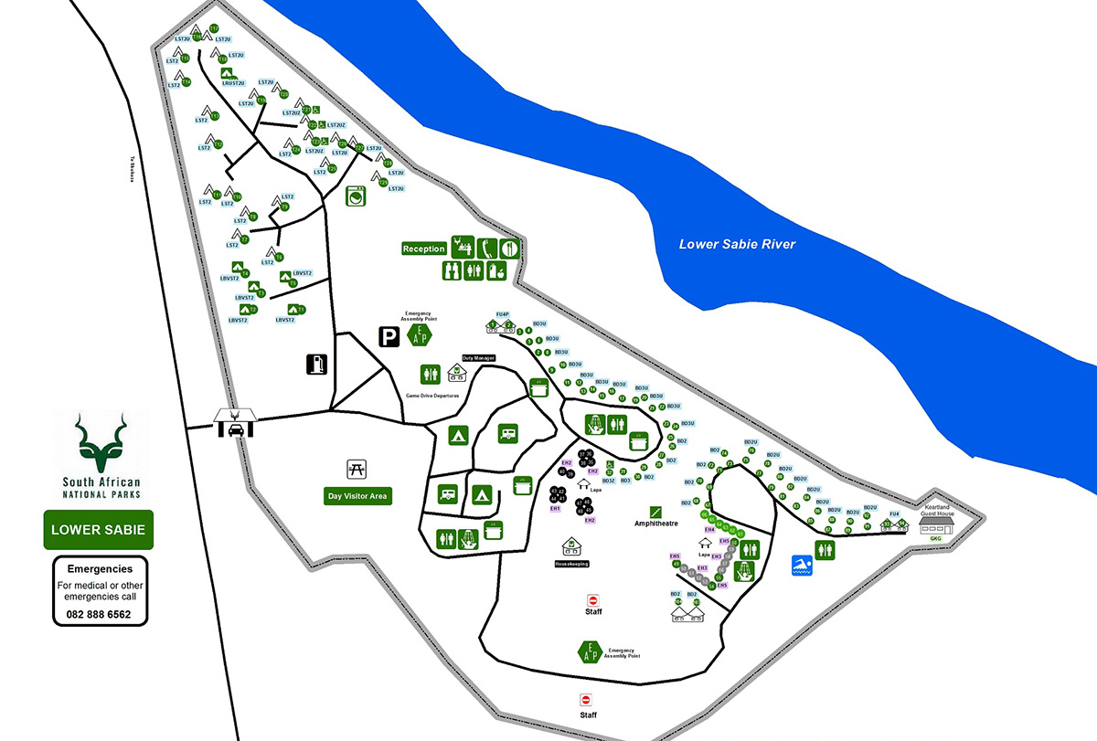 Lower Sabie Camp Site Kruger Park