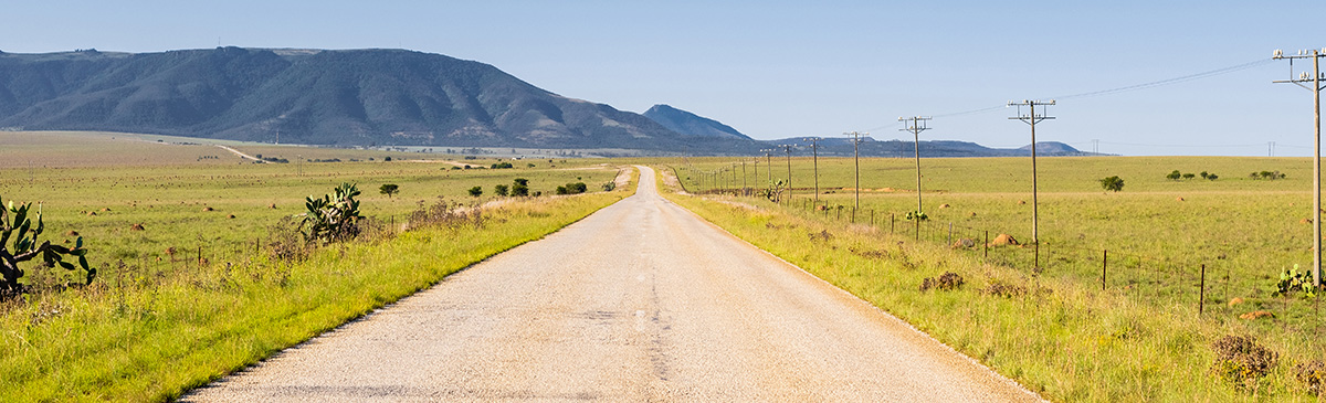 Empty Road in South Africa